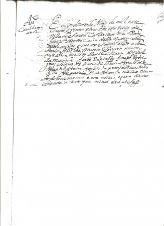 Assento de baptismo de Antonio Freire (08.05.1723)